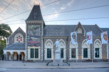 Christchurch, Yeni Zelanda, 21 Ocak 2020: Canterbury Müzesi, Yeni Zelanda