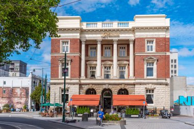 Christchurch, Yeni Zelanda, 21 Ocak 2020: Yeni Zelanda 'daki Heritage Oteli