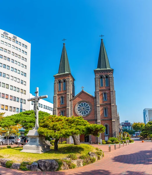 2019年10月28日 Korea Daegu Kore共和国Daegu Lourdes夫人大教堂 — 图库照片