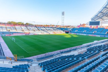 SEOGWIPO, Kore, 11 Kasım 2019: Jeju Adası Seogwipo Stadyumu,