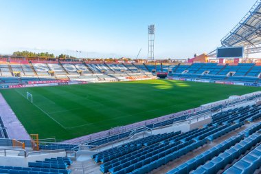 SEOGWIPO, Kore, 11 Kasım 2019: Jeju Adası Seogwipo Stadyumu,