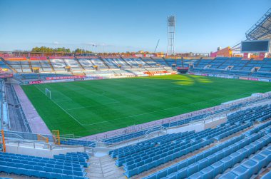 SEOGWIPO, Kore, 11 Kasım 2019: Jeju Adası Seogwipo Stadyumu,