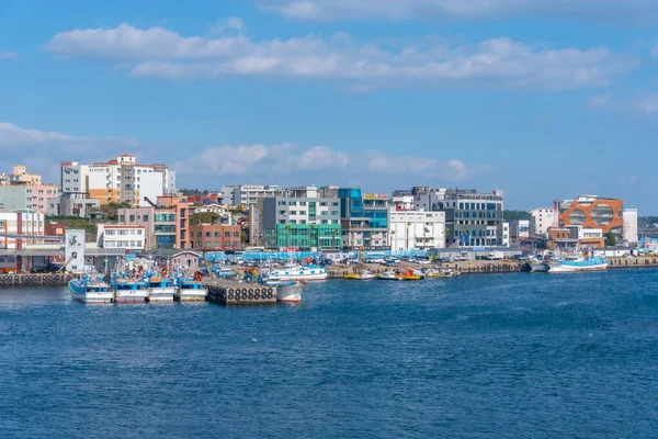 Seogwipo Korea November 2019 Waterkant Van Seogwipo Jeju Eiland Republiek — Stockfoto