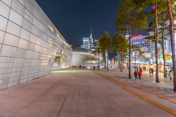 Seoul Korea November 2019 Night View Dongdaemun Design Plaza Seoul — 스톡 사진