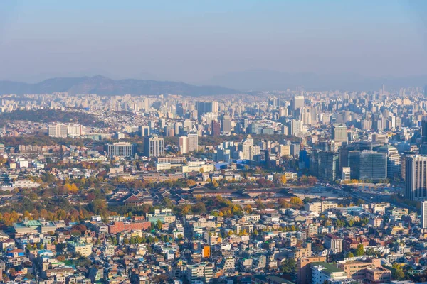 Seoul Corea Novembre 2019 Veduta Aerea Del Palazzo Gyeongbokgung Seoul — Foto Stock