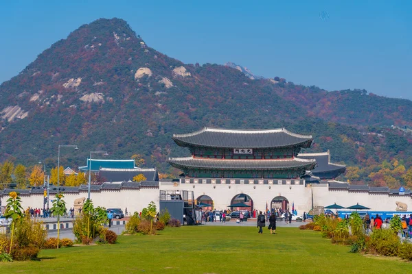 Seúl Corea Noviembre 2019 Puerta Gwanghwamun Seúl República Corea — Foto de Stock