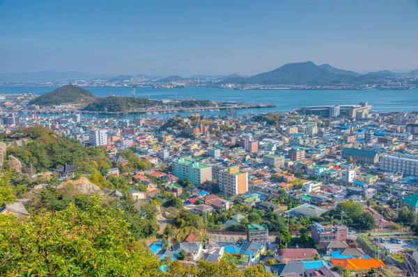 Mokpo Korea November 2019 Uitzicht Vanuit Lucht Haven Van Mokpo — Stockfoto