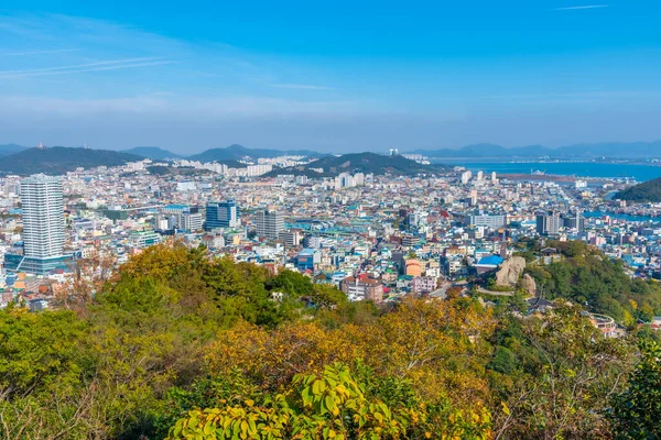 Mokpo Korea November 2019 Luftaufnahme Von Mokpo Vom Yudal Berg — Stockfoto