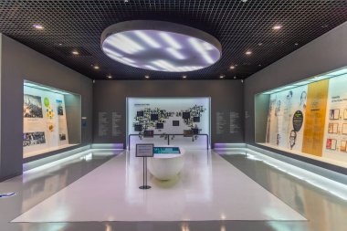 MOKPO, Kore, 6 Kasım 2019: Mokpo, Kore Cumhuriyeti 'ndeki Kim Dae-jung Nobel Barış Ödülü Anıtı