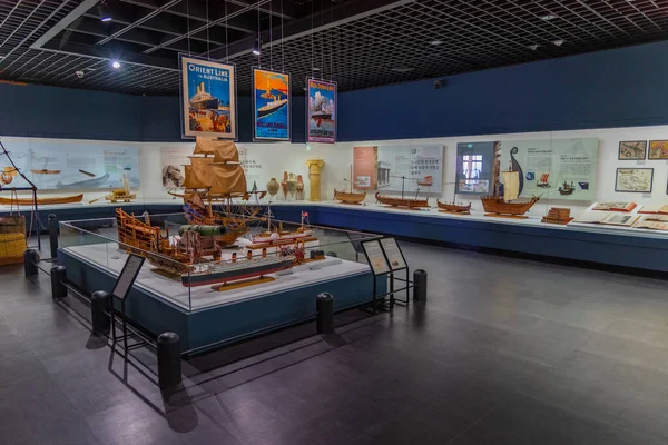 Mokpo Corea Novembre 2019 Modelli Museo Marittimo Nazionale Mokpo Repubblica — Foto Stock