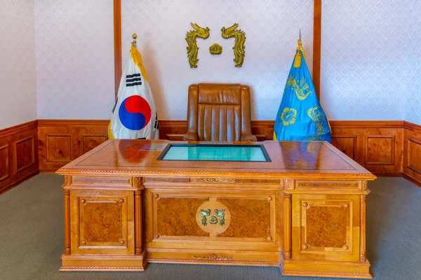 2019年11月6日韓国 木浦市金大君ノーベル平和賞受賞記念館内 — ストック写真