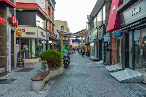 Andong Corea Noviembre 2019 Vista Una Calle Central Andong República — Foto de Stock