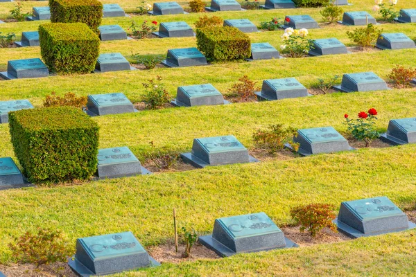 Busan Corea Octubre 2019 Cementerio Conmemorativo Las Naciones Unidas Busan — Foto de Stock