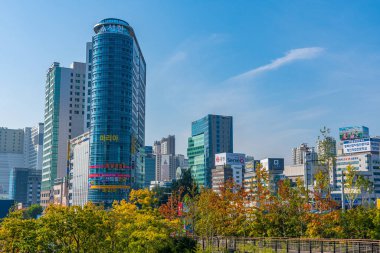 DAEGU, KOREA, ECTOBER 28, 2019: Daegu şehri Dongdaegu tren istasyonu, Kore Cumhuriyeti