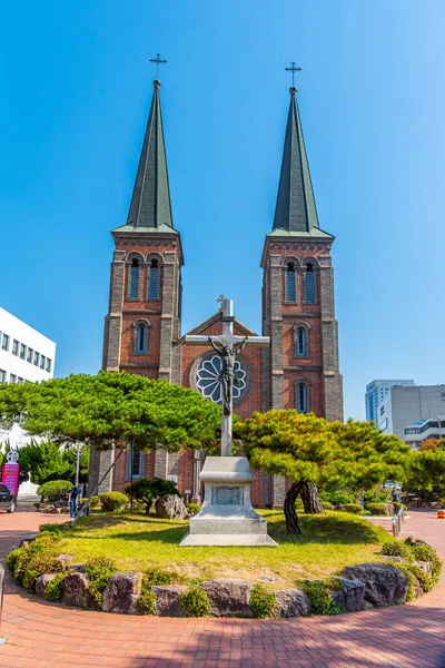 Daegu Korea Október 2019 Lourdes Úrnőnk Székesegyháza Daeguban Koreai Köztársaságban — Stock Fotó