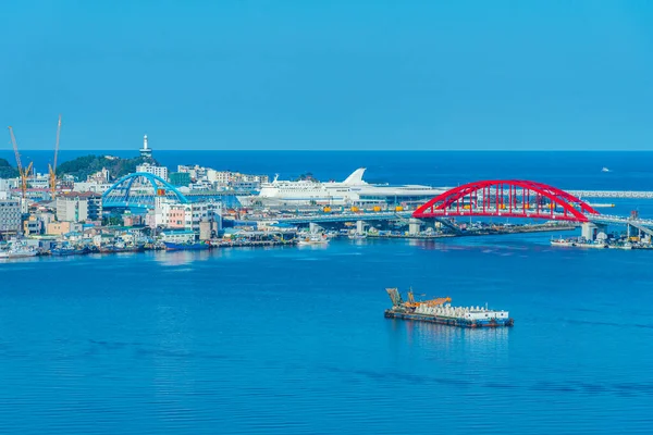 Сокчо Корея Октября 2019 Воздушный Вид Порт Сокчо Республика Корея — стоковое фото