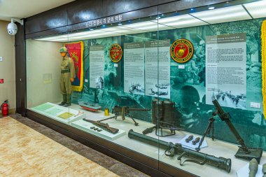 Incheon, Kore, 25 Ekim 2019: Kore Cumhuriyeti 'ndeki Incheon İniş Operasyonu Anıt Salonu