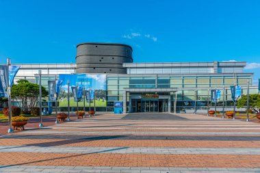 Suwon, Kore, 24 Ekim 2019: Suwon, Kore Cumhuriyeti Hwaseong Müzesi