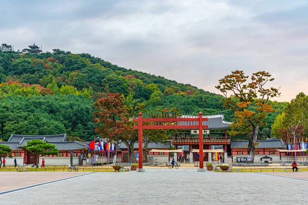 Suwon Corea Octubre 2019 Palacio Hwaseong Haenggung Suwon República Corea — Foto de Stock