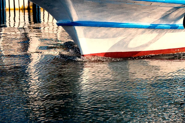 Reflexion Der Boote Wasser — Stockfoto