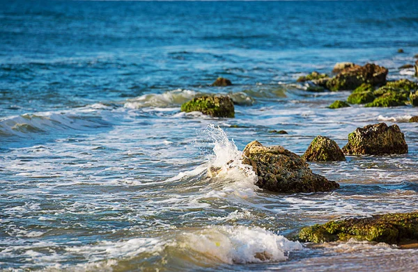 美丽的风景 有岩石的海岸 — 图库照片