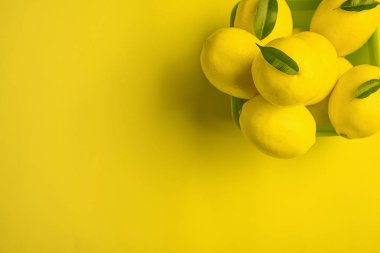 Limon sarı arka planda, Soyut fotoğraf