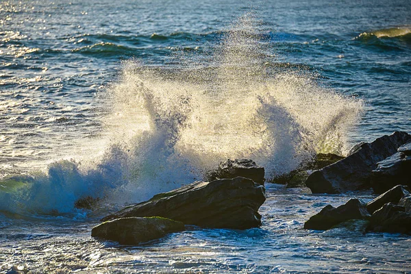 Grandes ondas do mar — Fotografia de Stock