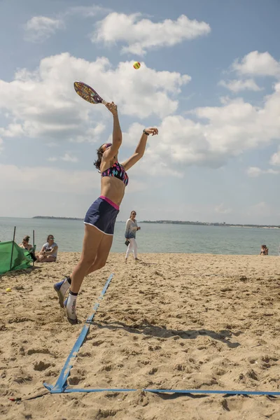 Strandtennis — Stockfoto