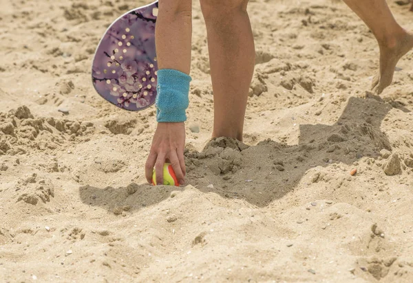 Beach tennis — Stock Photo, Image