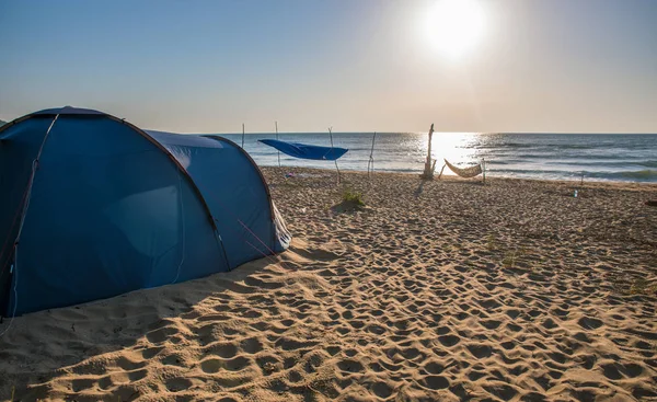 Uma pequena tenda — Fotografia de Stock