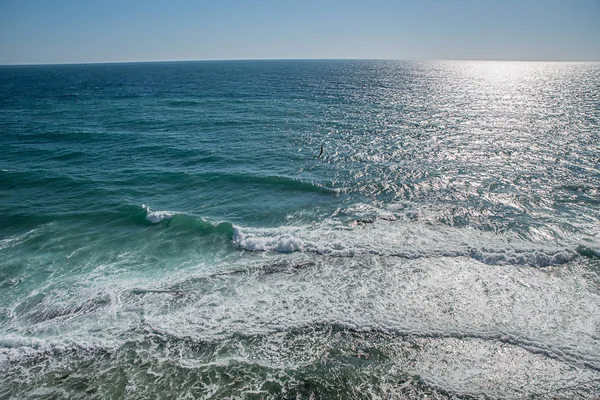 Sea with waves — Stock Photo, Image