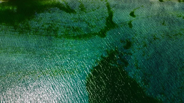 Летние Сцены Моря Пляжа Снятые Воздуха — стоковое фото