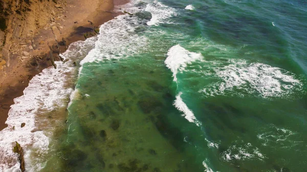 Scènes Estivales Mer Plage Prises Des Airs — Photo