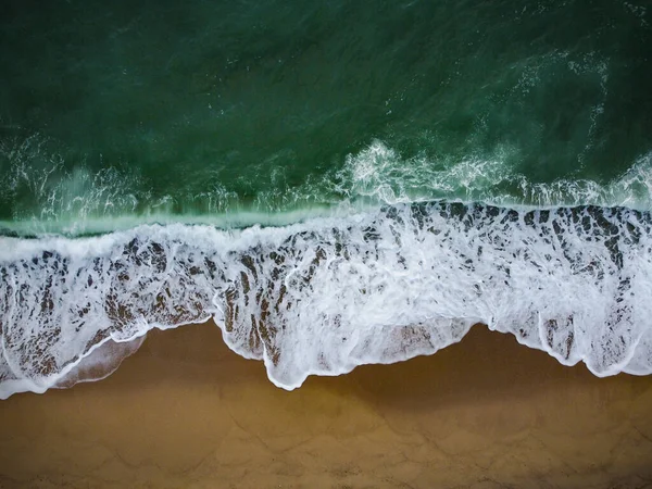 Escenas Verano Mar Playa Rodadas Desde Aire —  Fotos de Stock