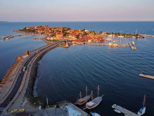 Old Town Nessebar Bulgaria Shot Air — Stock Photo, Image