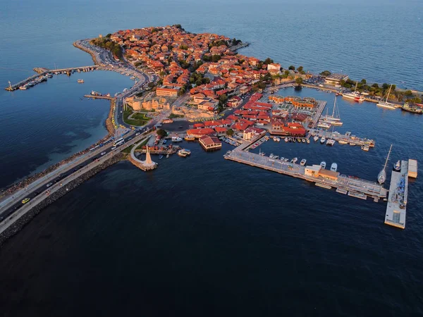 Old Town Nessebar Bulgaria Shot Air — Stock Photo, Image