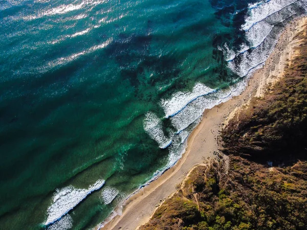 Escenas Verano Mar Playa Rodadas Desde Aire —  Fotos de Stock