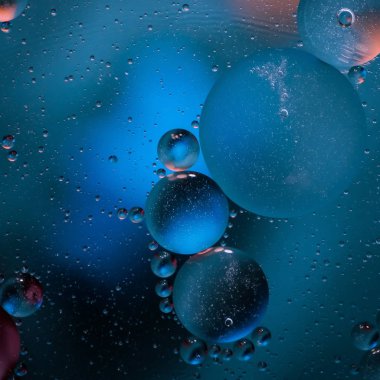 mavi kabarcık evren arka plan