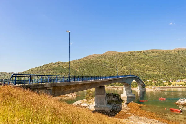 Eiksund Bridge Cantilever Bridge Ulstein Municipality Norway — Stock Photo, Image