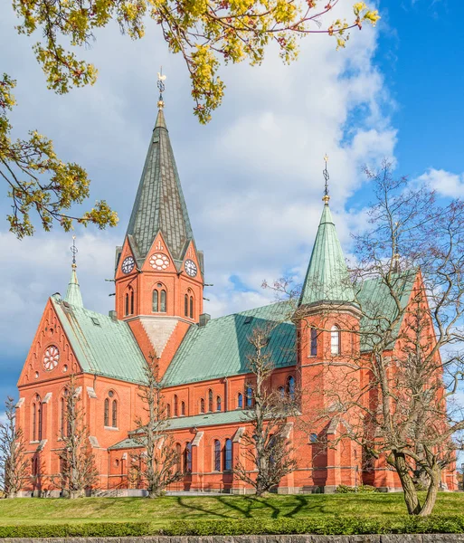 Vista Iglesia San Pedro Vastervik Condado Kalmar Países Bajos — Foto de Stock
