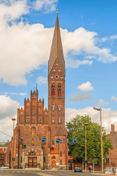 Iglesia de San Alban.Odense.Dinamarca — Foto de Stock