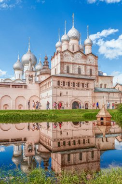 Rostov Kremlin. Rostov Veliky. Rusya 'nın diriliş Kilisesi