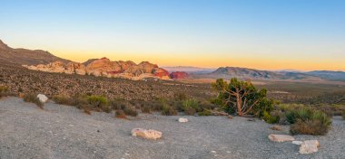 High Point Overlook.Red Rock Canyon National'dan panoramik manzara