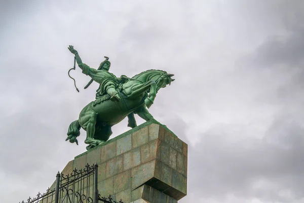 Pomnik Salavat Yulayev. Ufa. Bashkortostan. Russia — Zdjęcie stockowe