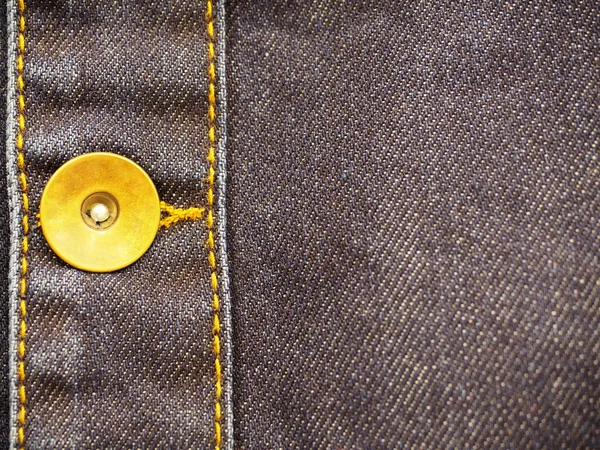 Arka plan olarak düğme closeup öğeyle denim — Stok fotoğraf