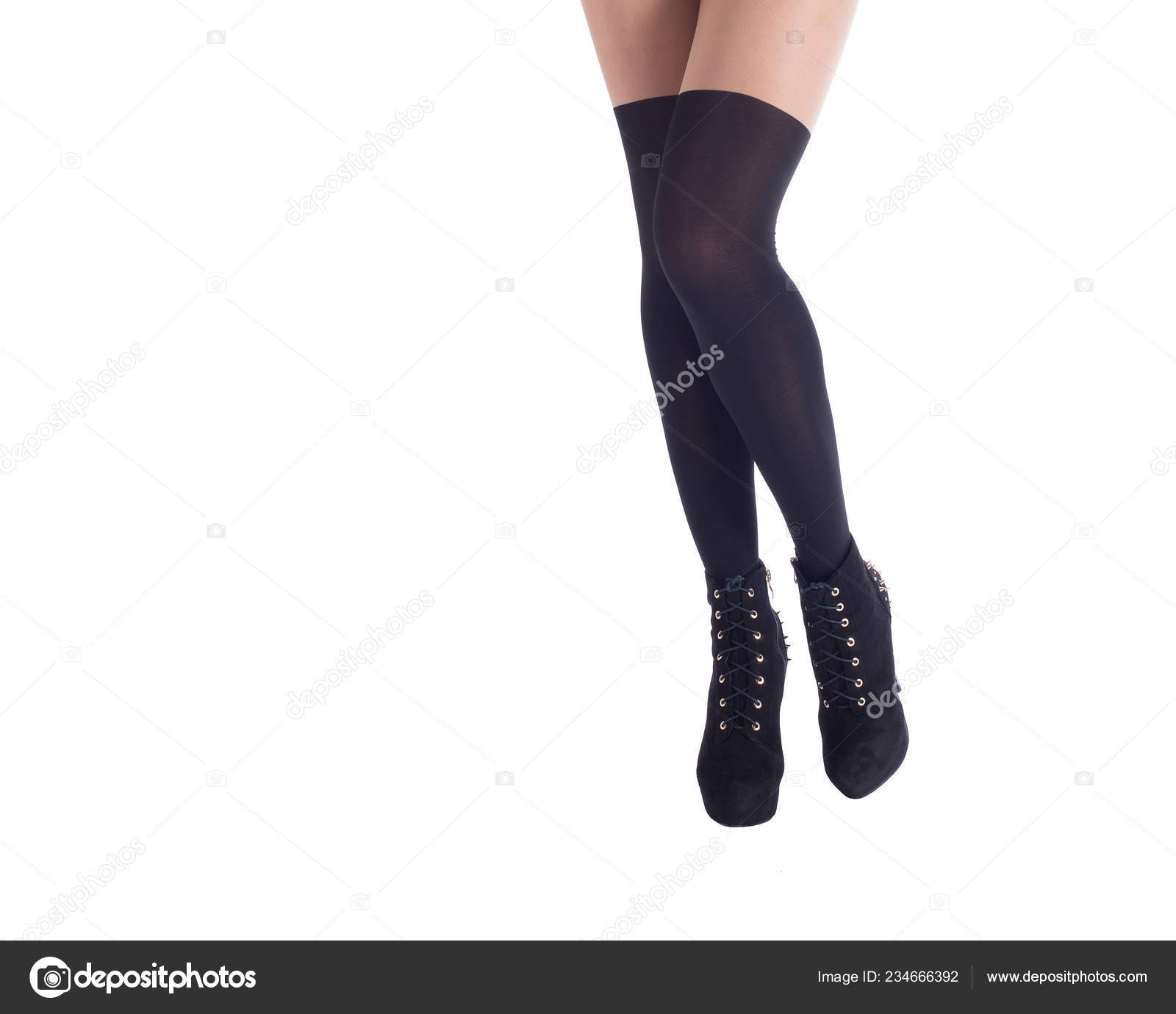 szexi fekete női lábak