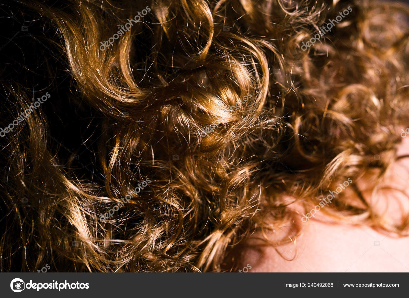 Natural Curly Auburn Hair Natural Curly Red Hair Young Woman