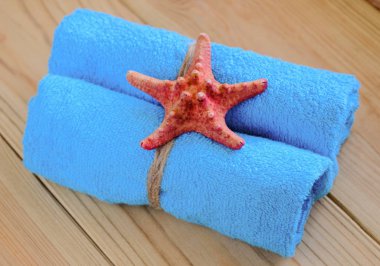 İçlerinin havlu görünümü kapatın