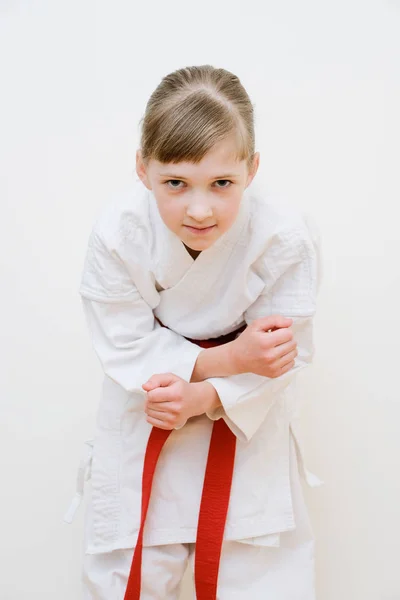 Karate Edzéseket Gyermek — Stock Fotó