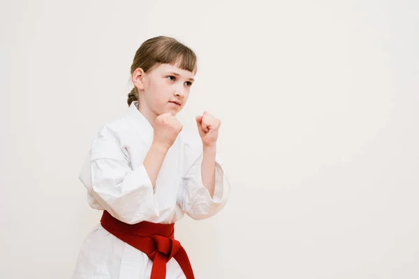Trénink Karate Pro Děti — Stock fotografie
